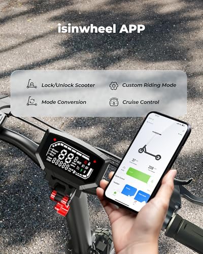 Electric Scooter with 800W Motor, 28 MPH, 10" Off-Road Tires L138449
