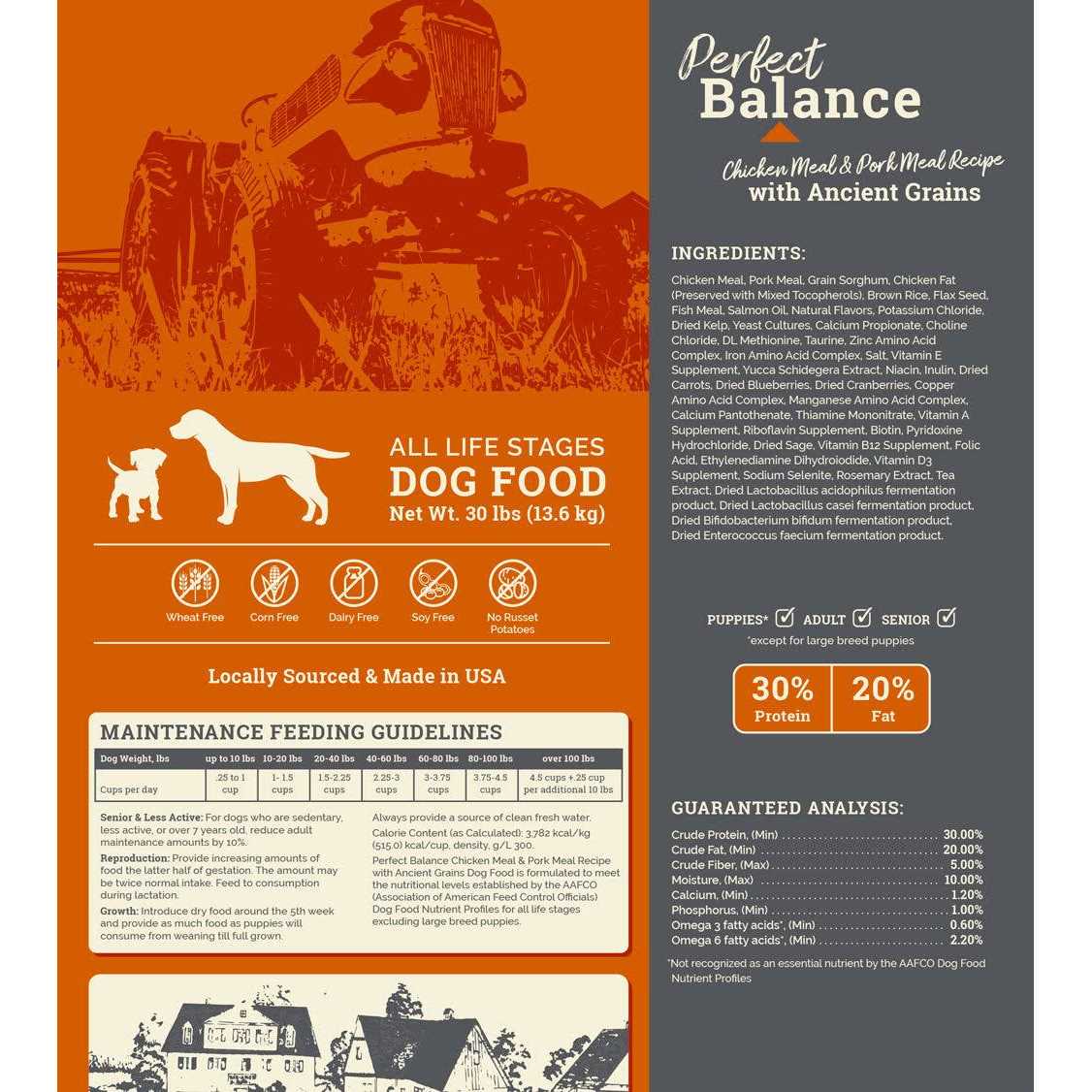 Chicken Meal with Ancient Grains Dog Food X8936
