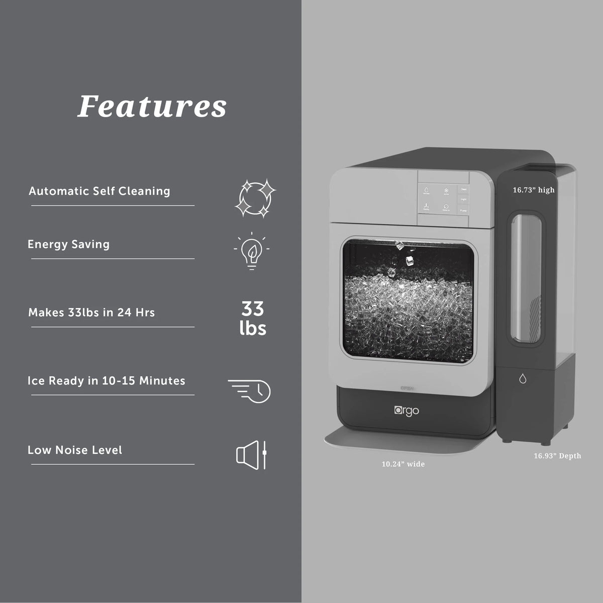 Blue Countertop Ice Maker G41335