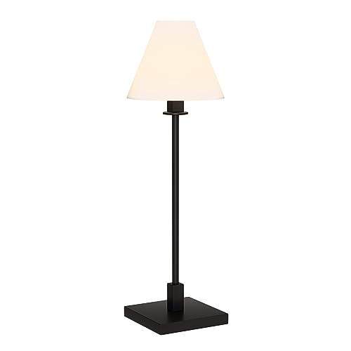 28" Tall Table Lamp with Metal Shade in Black H972359