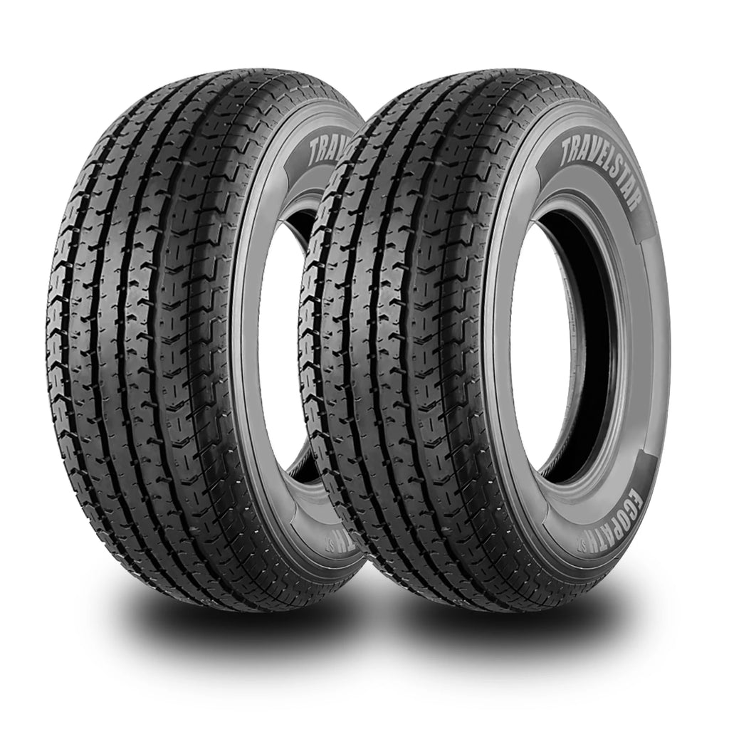 ST205/75R14 8 Ply Radial Trailer Tire Set of 2 E9238
