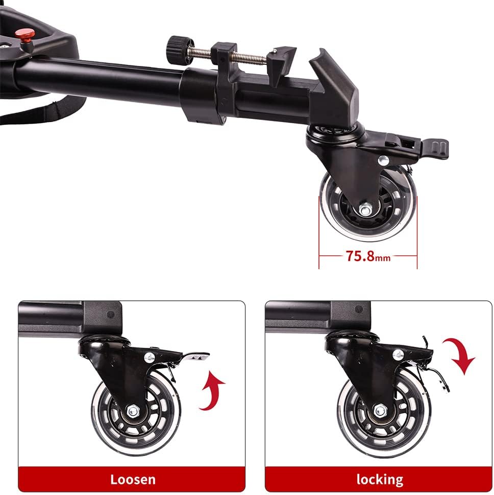 Heavy Duty Tripod Dolly with Wheels U415063