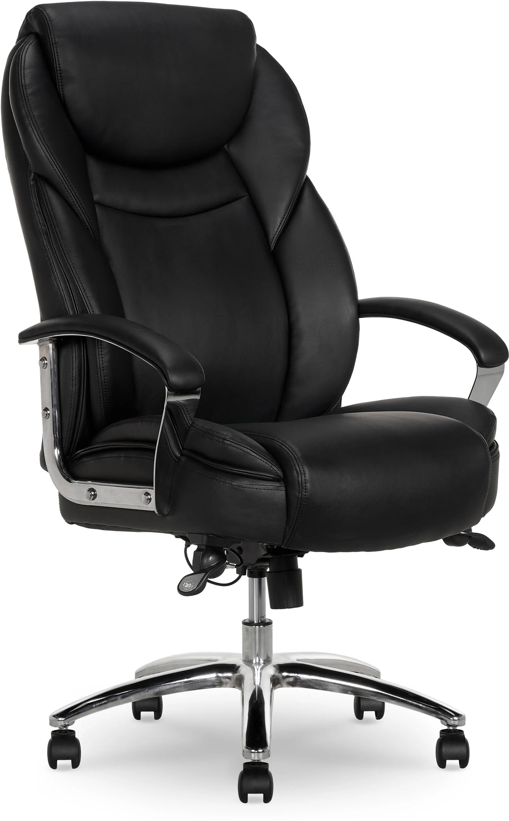 Black Bonded Leather Big & Tall Office Chair E30500