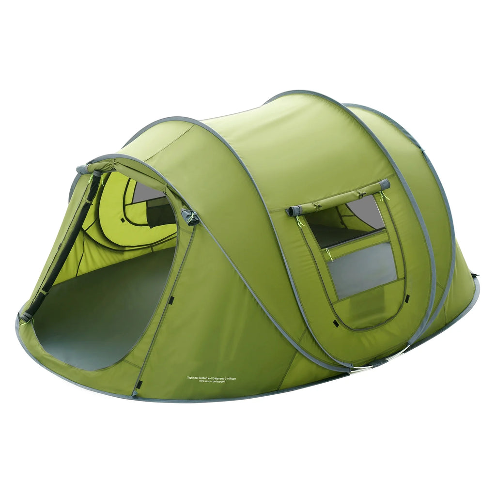 Camping Tent 9.2 x 6.6 x 4.3 ft 4 Person Waterproof Lightweight A446