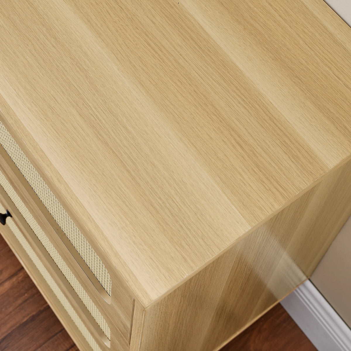 6 Drawer Rattan Dresser T112