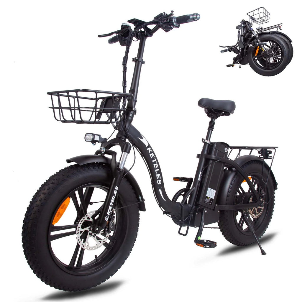 20 Fat Tire 1000W Electric Bike with 48V 17.5AH Removable Battery F526709