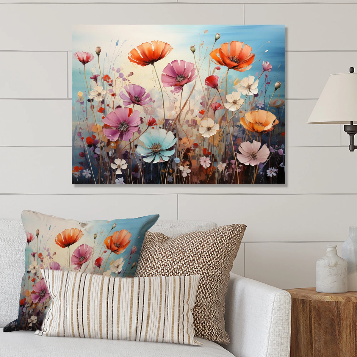 Floral Metal Wall Decor W134958