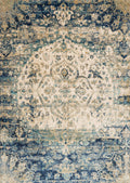 Blue Ivory 9'6 x 9'6 Rug Y55793
