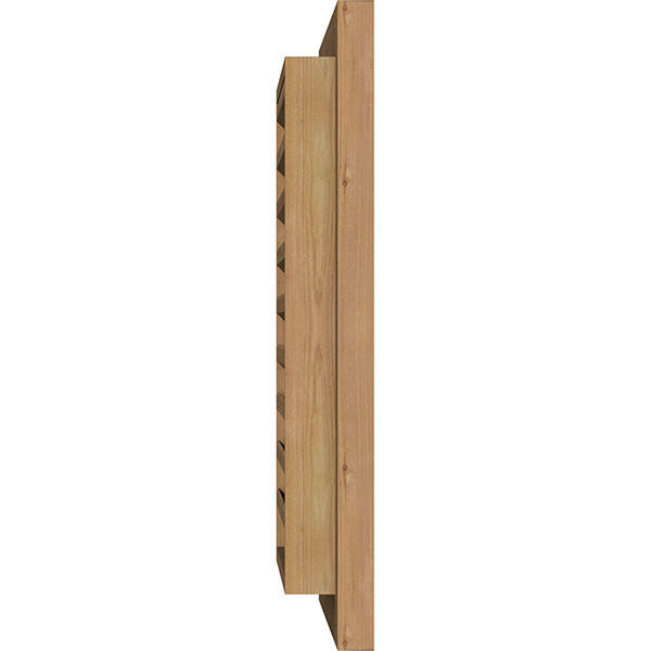 Unfinished Functional Rough Vertical Gable Vent O490439