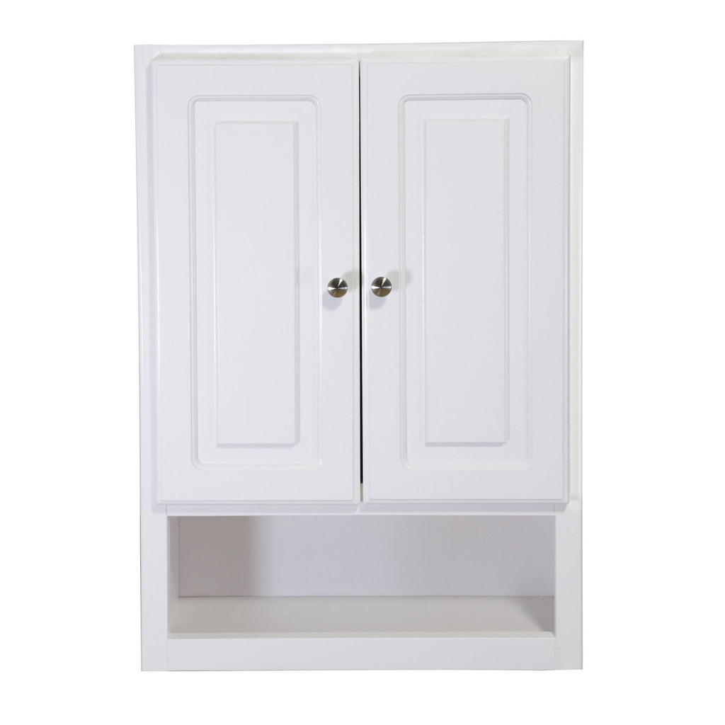 2-Door 21 in. Bathroom Wall Cabinet in White M9935