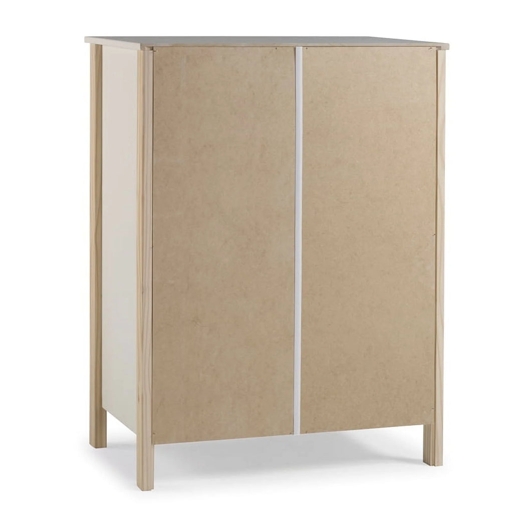 Wood Youth Bookcase in Natural and White F872033