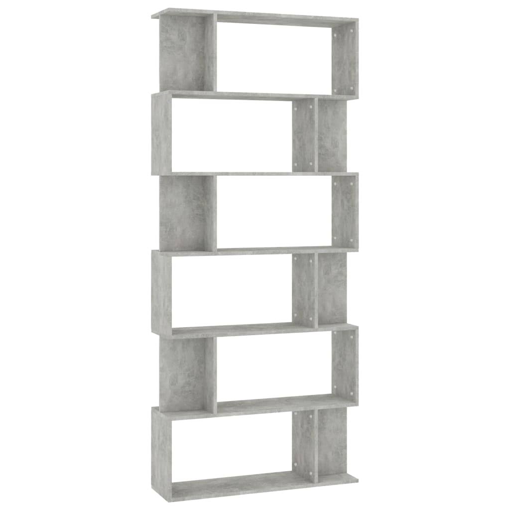 White and Sonoma Oak Chipboard Book Cabinet Room Divider Q6770