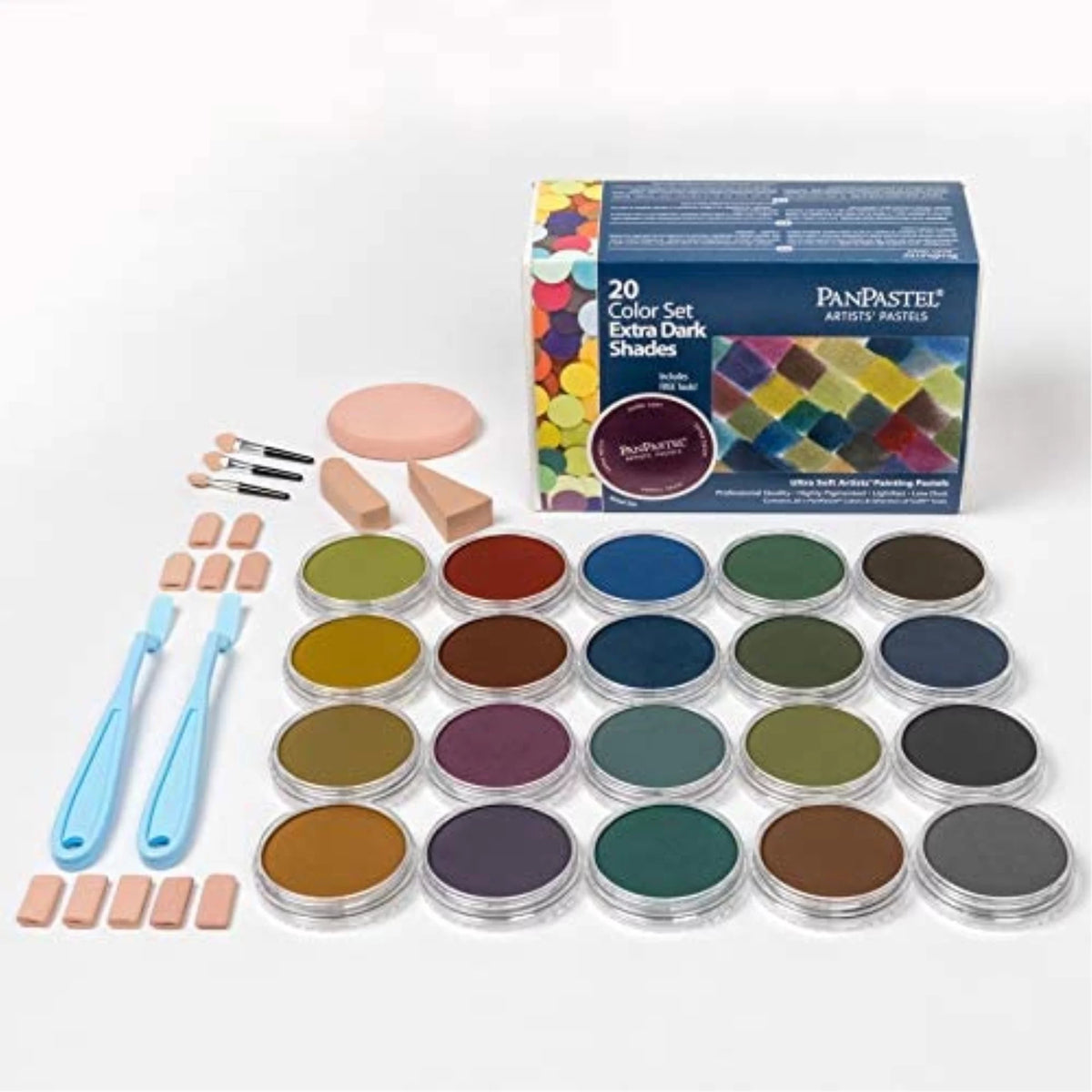 PanPastel Set 20-Colors Extra Dark Shades G4871