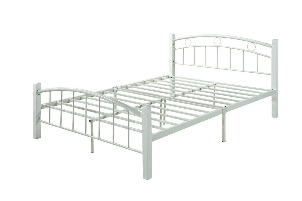 Metal Platform Bed with Headboard and Footboard Full Size C391750
