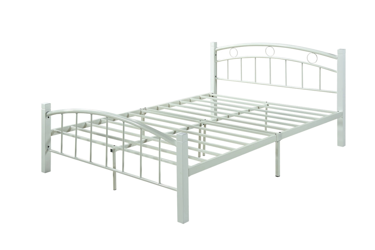 Metal Platform Bed with Headboard and Footboard Full Size C391750