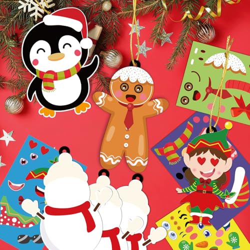 36 Pack Christmas Ornament Craft Kit R289