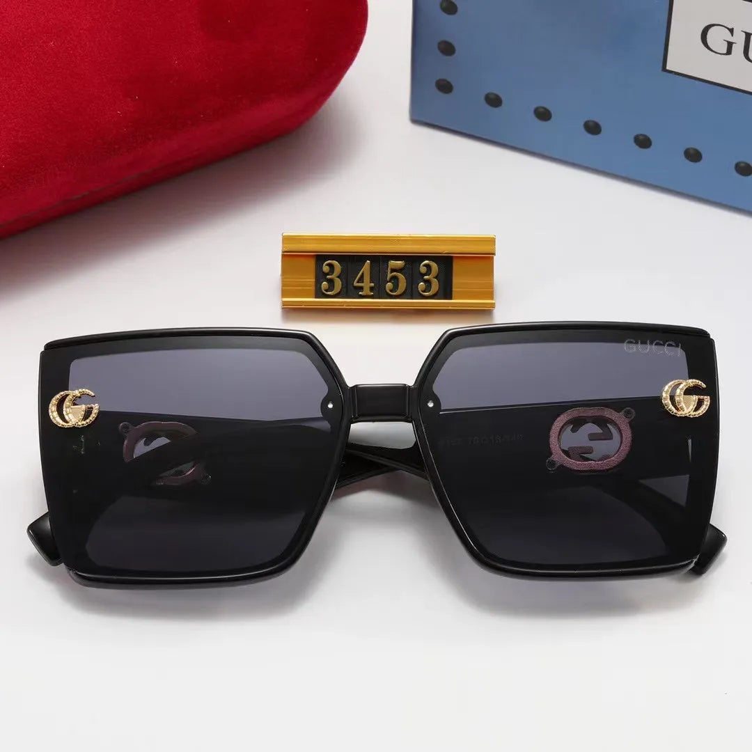 Double G Graffiti Printing Sunglasses T690473