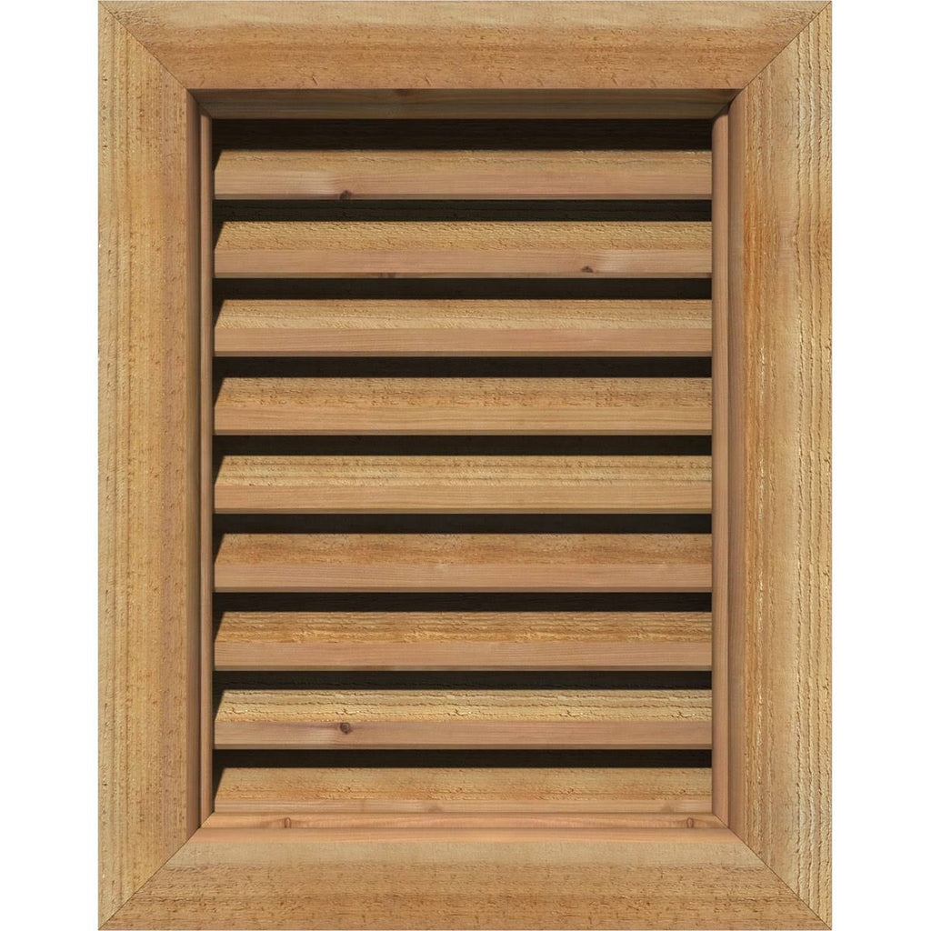 Unfinished Functional Rough Vertical Gable Vent O490439