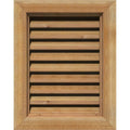 Unfinished Functional Rough Vertical Gable Vent O490439