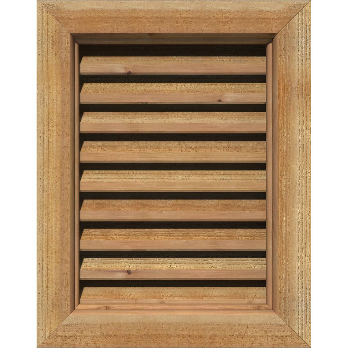 Unfinished Functional Rough Vertical Gable Vent O490439
