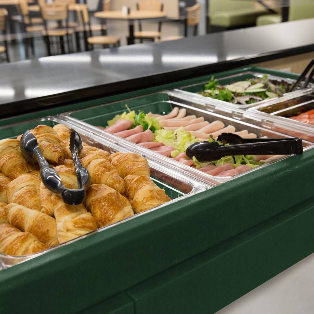 Green 48 inch Table Top Buffet Bar with Sneeze Guard D42299