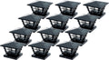 Black 12 Pack Solar Post Cap Light Z130