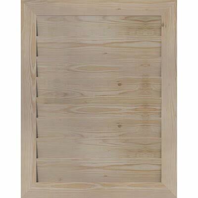 Unfinished Non-Functional Vertical Gable Vent W87950