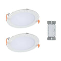 6 in. Color Selectable Canless Recessed LED Kit 2-Pack with Smart Dimmer Z3098