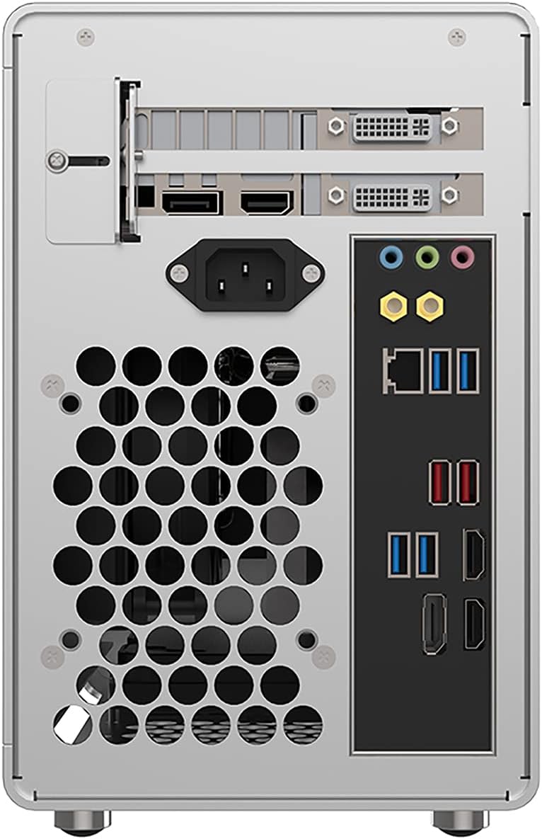 Mini ITX Aluminum Computer Case with Tempered Glass Z5181