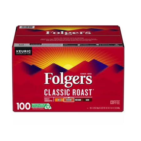 Classic Roast Coffee K Cups 100 ct Q101