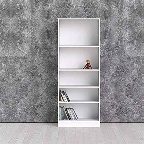 White 5 Shelf Bookcase Z37500