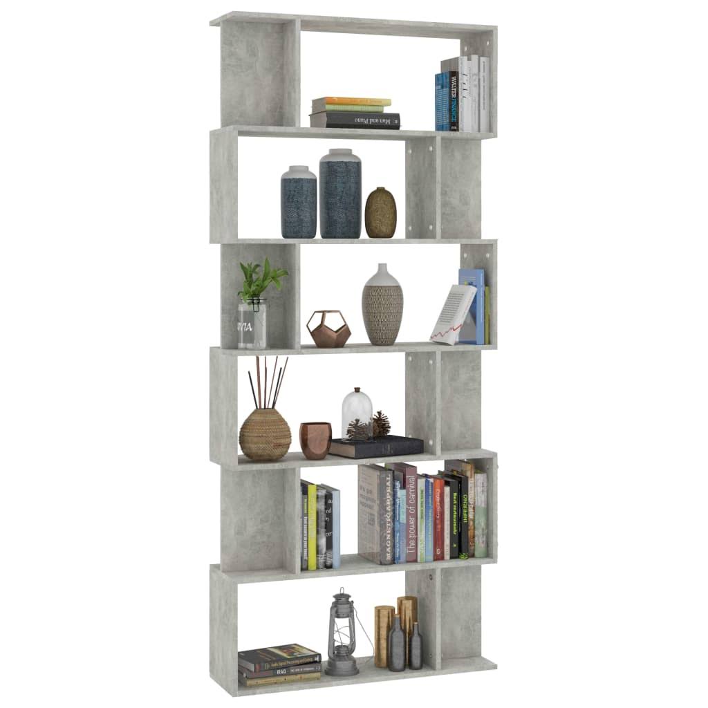 White and Sonoma Oak Chipboard Book Cabinet Room Divider Q6770