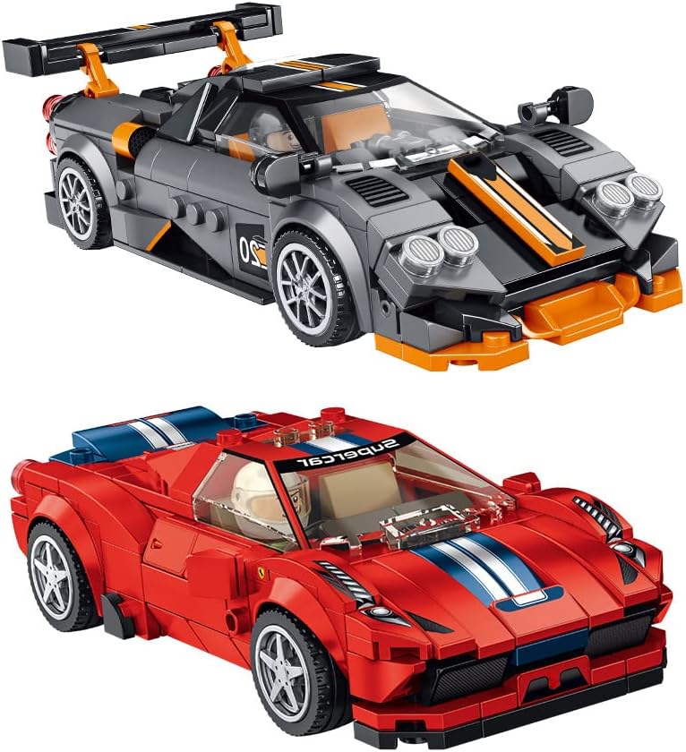 Car Building Blocks Set 2 in 1, 657 Pieces M691