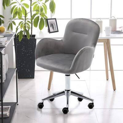 Dark Gray Upholstery Task Chair H1583