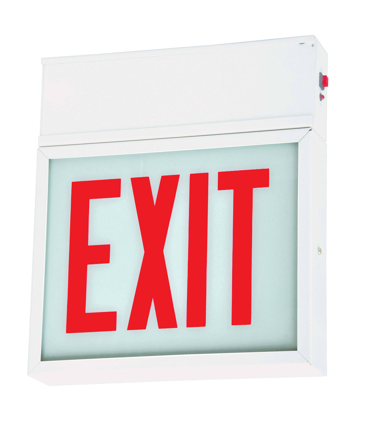 Chicago Approved Exit Sign Dual Face Emergency Backup U956107