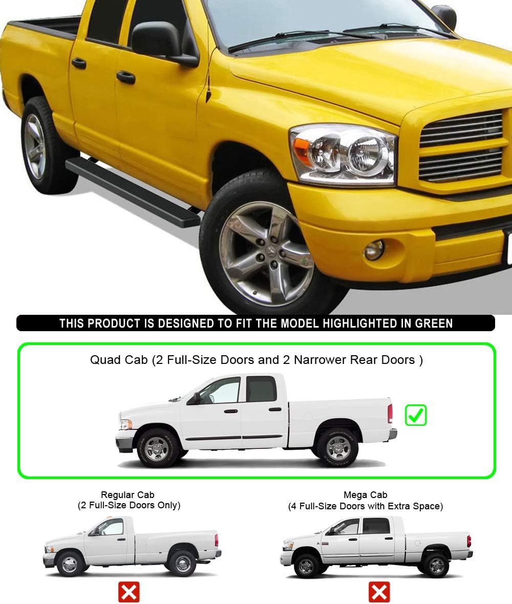 Black Running Boards H203