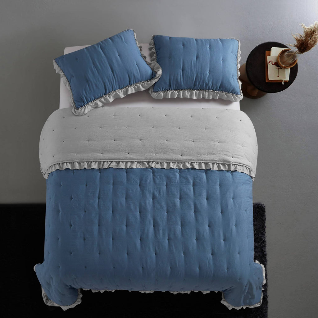 3 Piece Microfiber Quilt Set Z81412