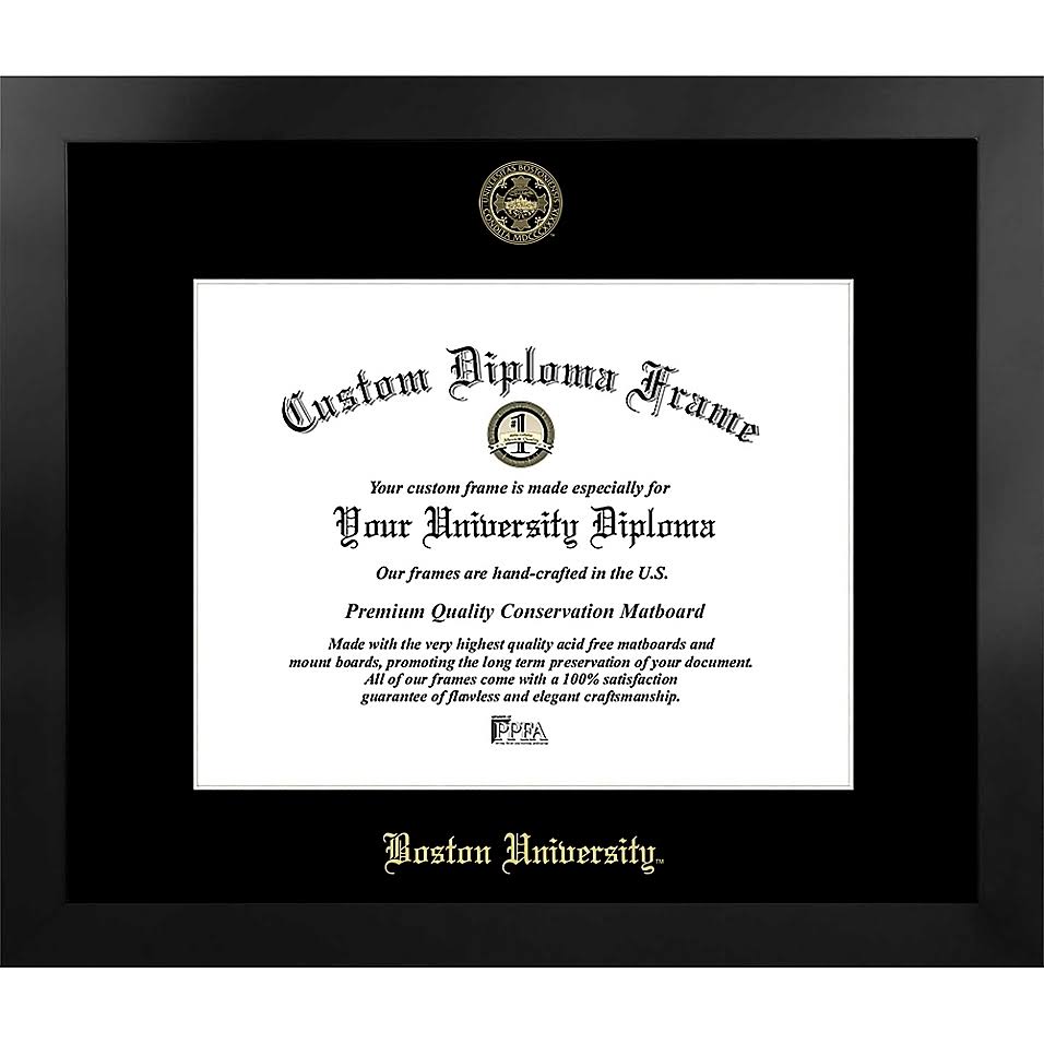 Single Mat Embossed Diploma Picture Frame A8208