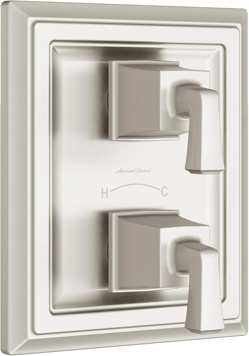 Two-Handle Thermostat Shower Valve Trim Kit Polished Chrome Y4079