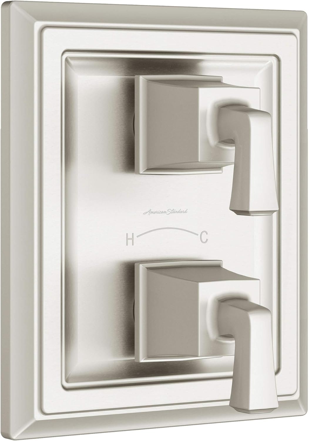 Two-Handle Thermostat Shower Valve Trim Kit Polished Chrome Y4079