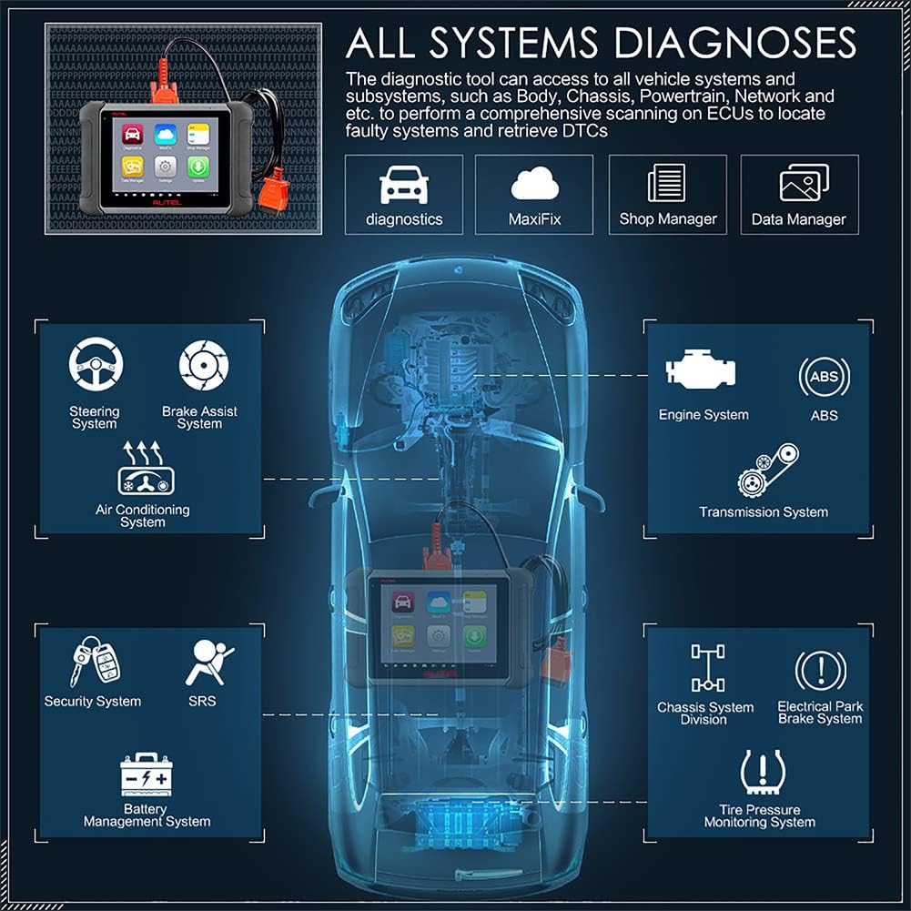 Automotive Scan Tool with ECU Coding and Bi-Directional Control X38377