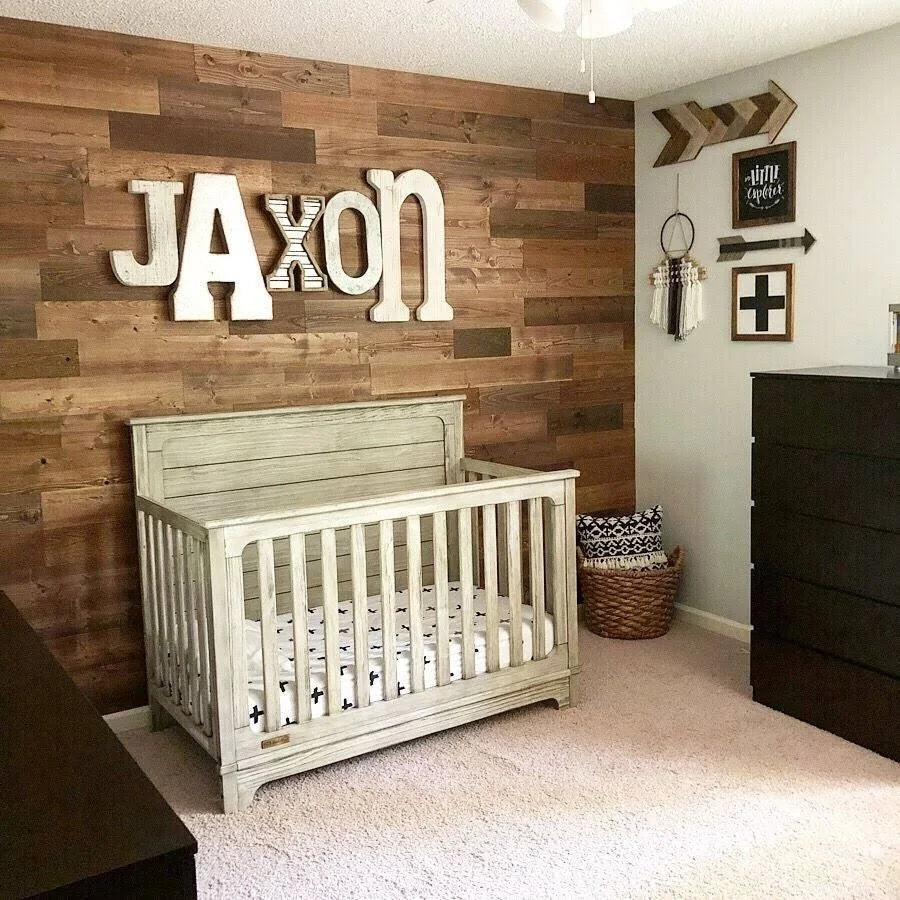 Reclaimed Wooden Wall Planks Peel and Stick 10 Sq. ft W4297