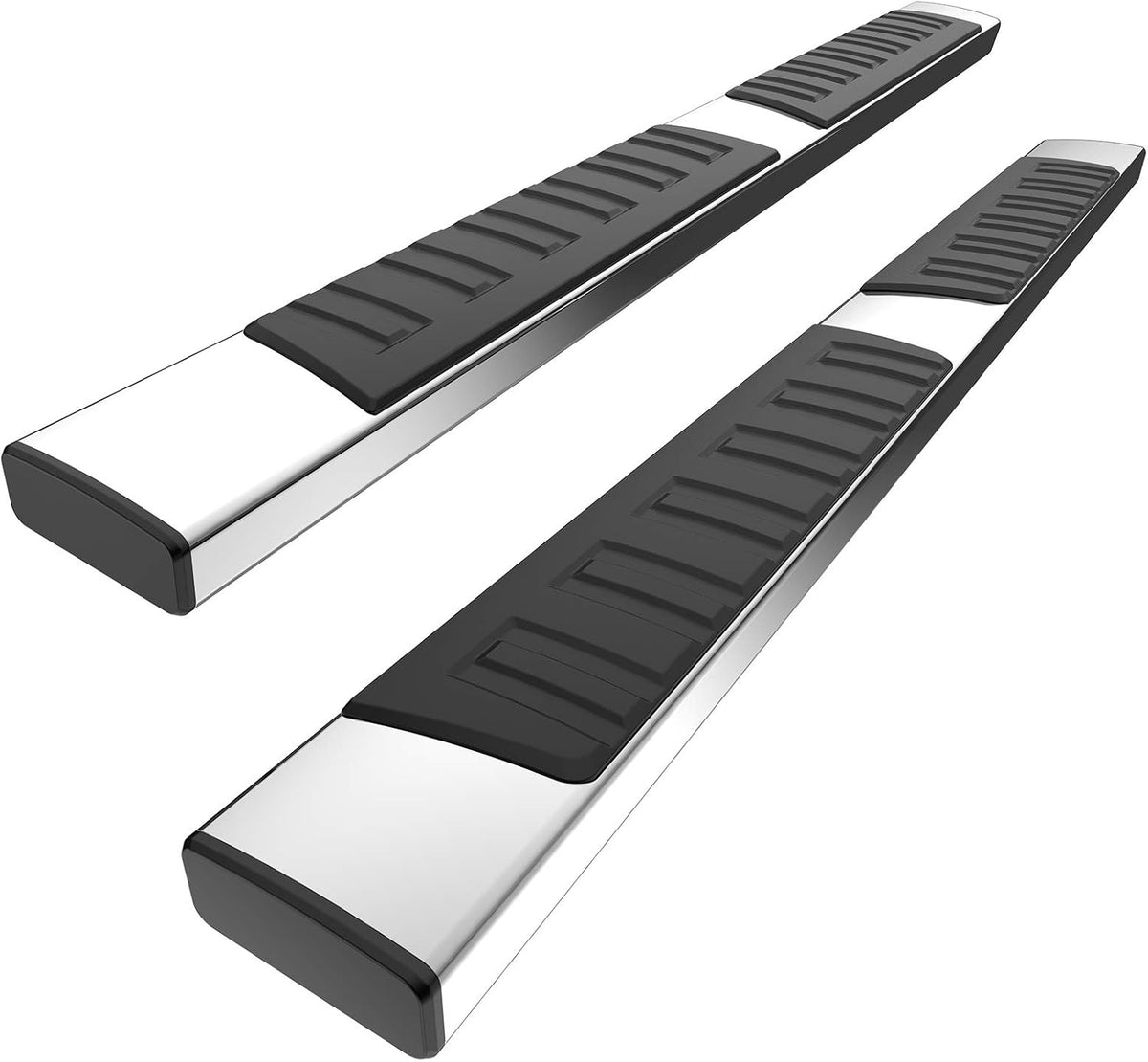 6 inch Black Textured Aluminum Running Boards J1738