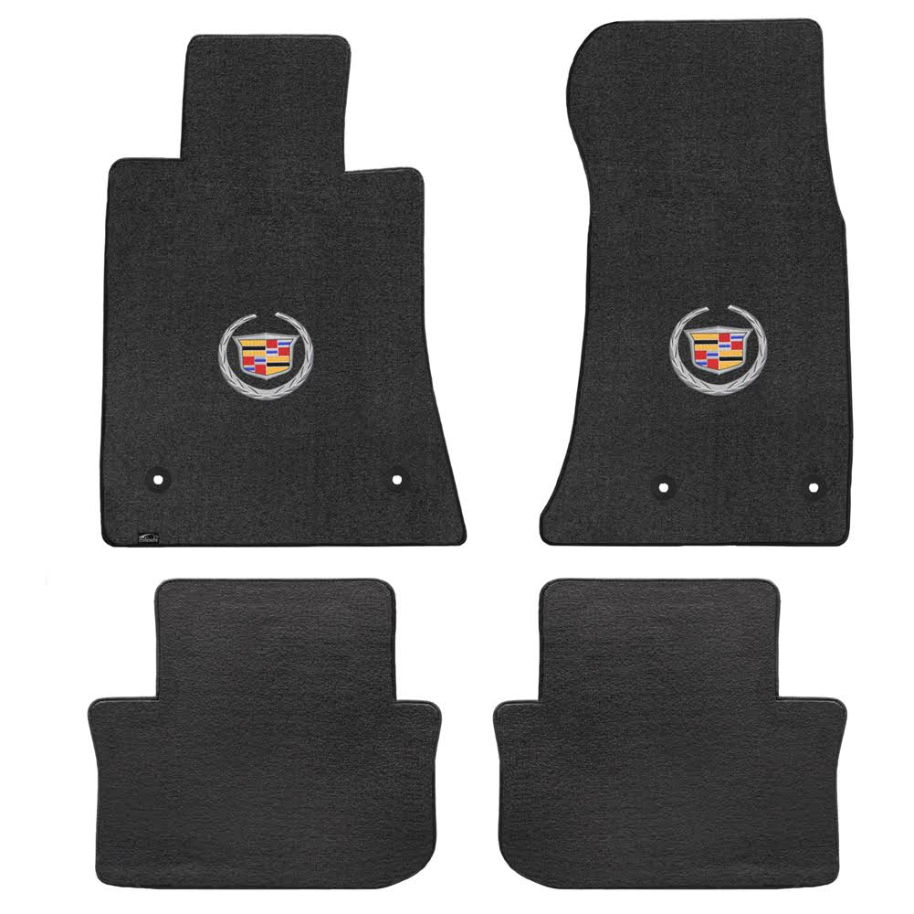 Ebony 4 Piece Velourtex Floor Mat B433742