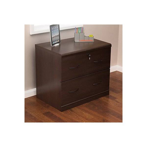 Espresso 2 Drawer Lateral Filing Cabinet B489