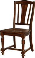 Brown Cherry Set of 2 Side Chair E66834