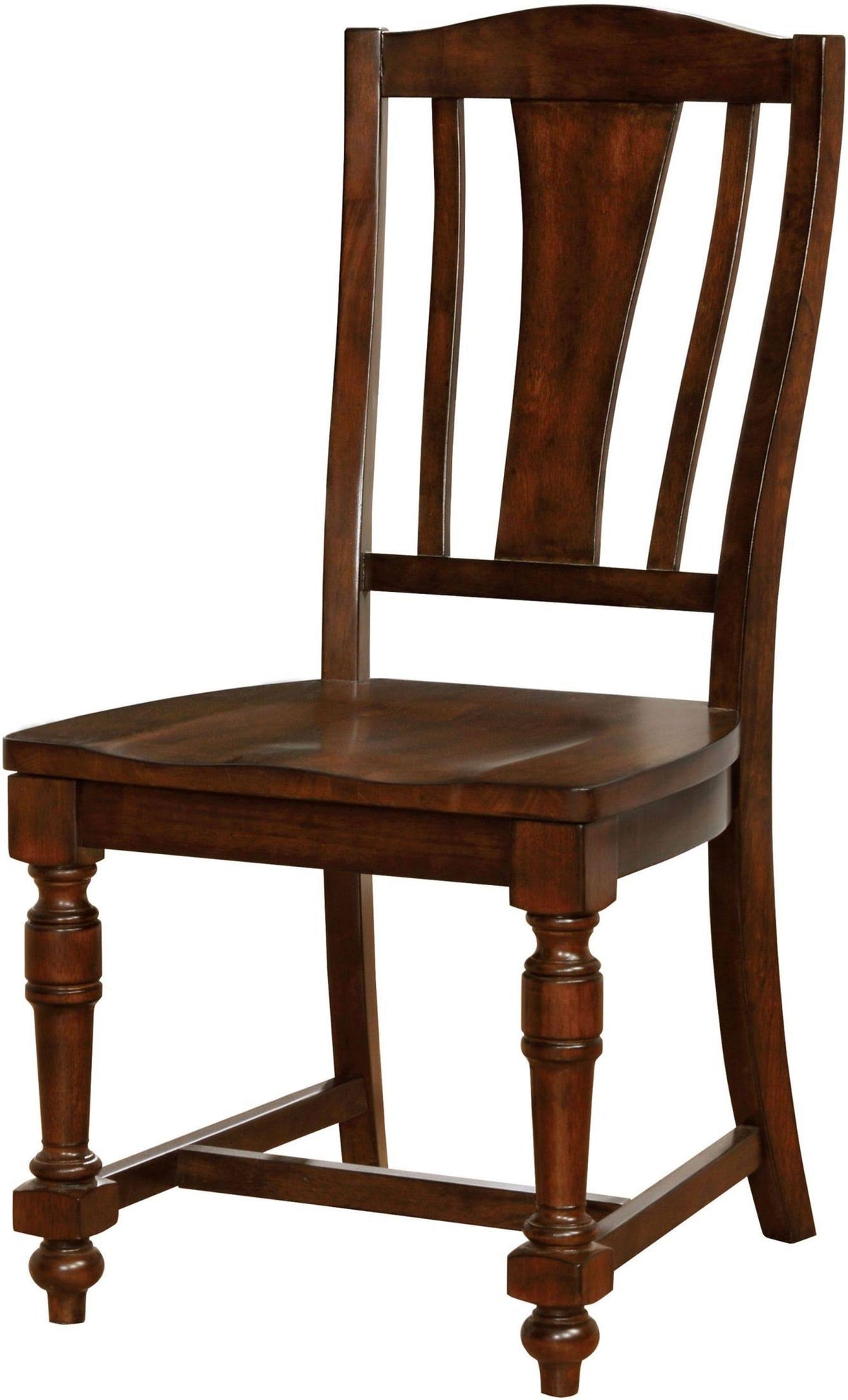 Brown Cherry Set of 2 Side Chair E66834
