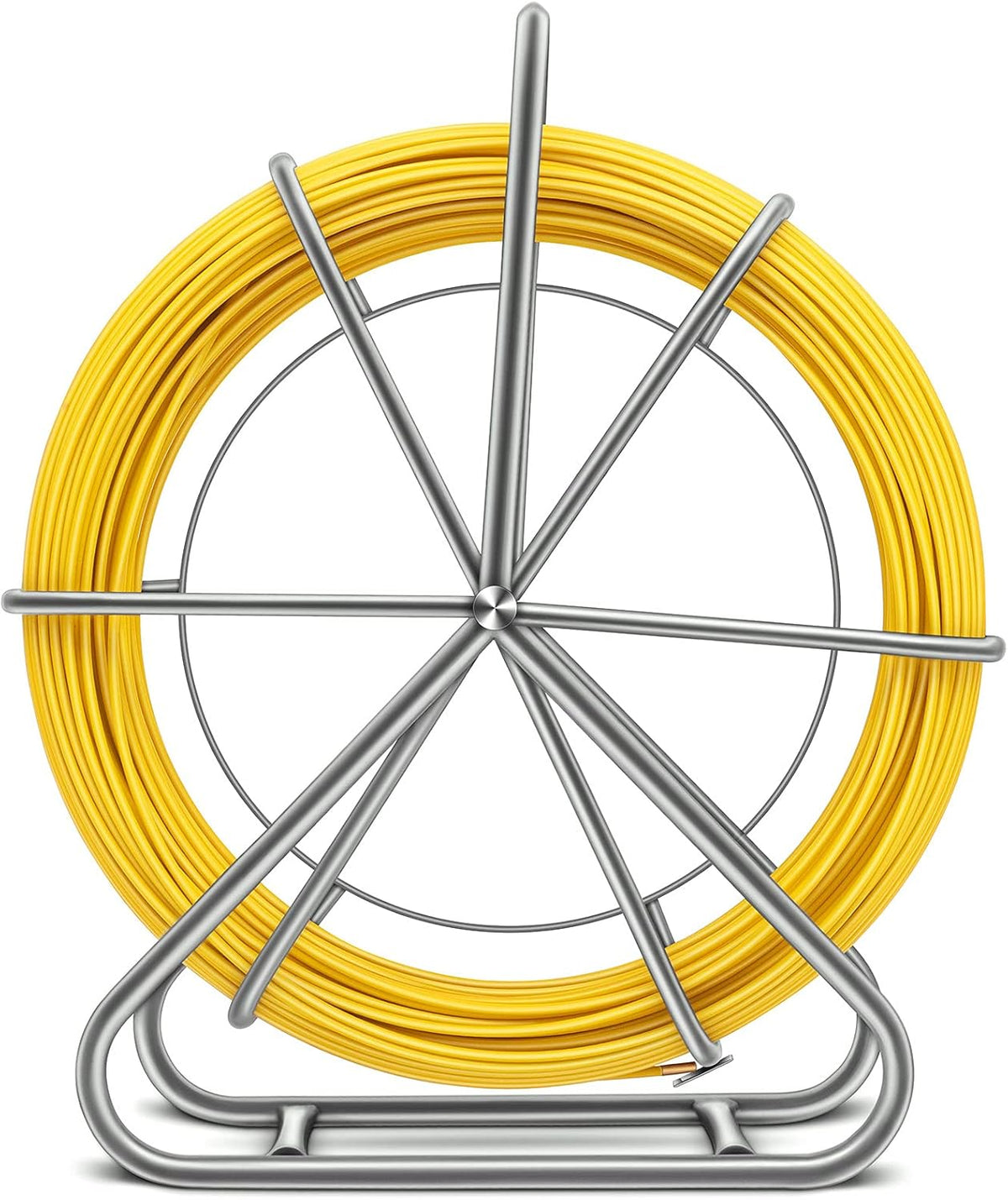 425FT Fiberglass Fish Tape with Wheel Stand I9205