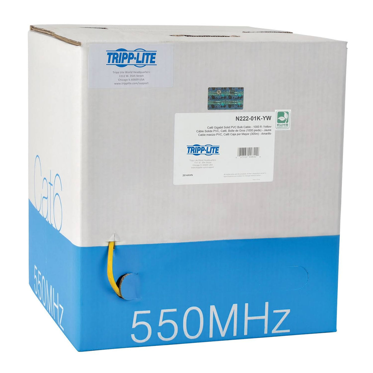 Cat6 Bulk Cable Yellow T291