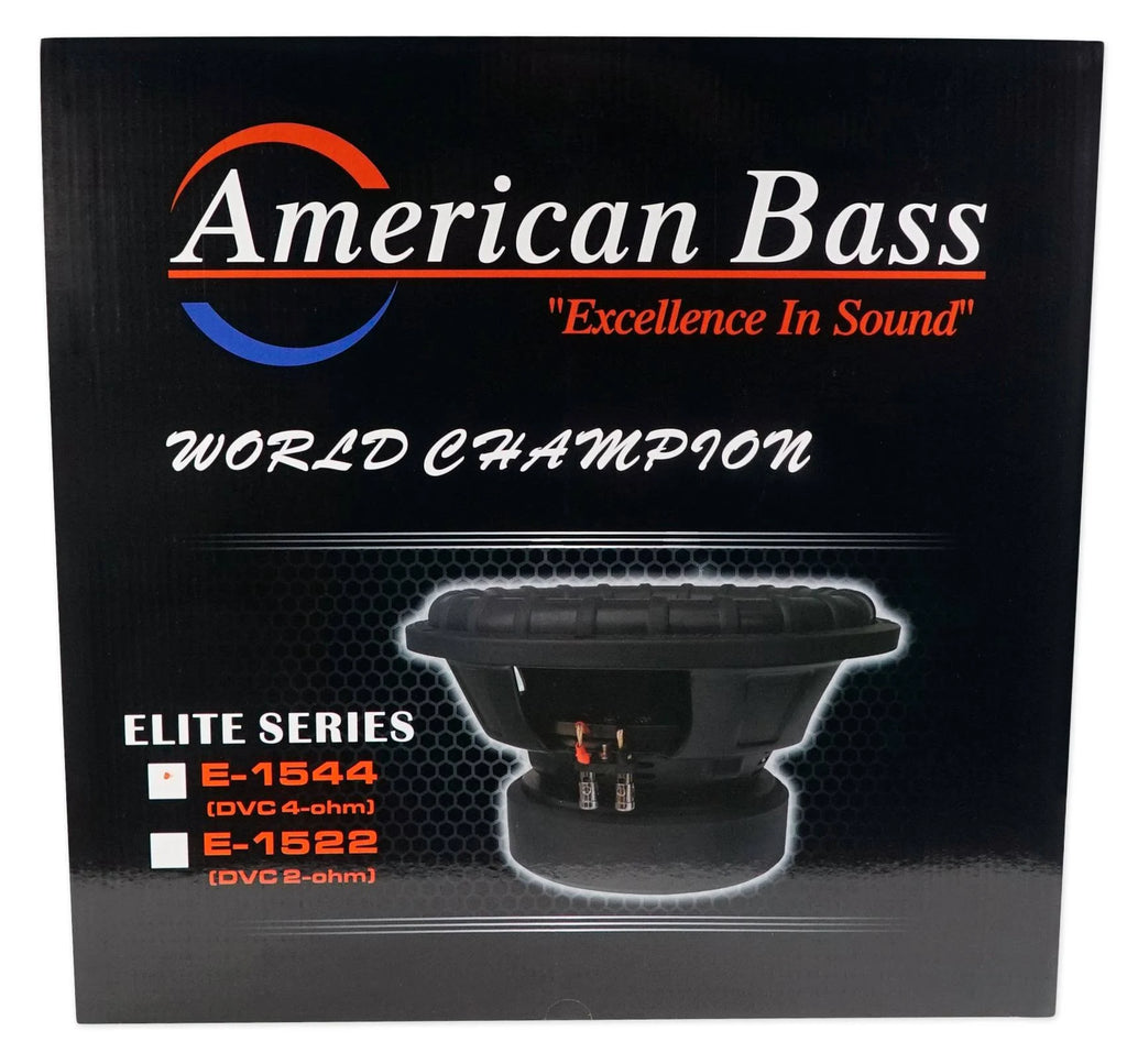 1200 W RMS 15 inch DVC 4-ohm Black Subwoofer C8137